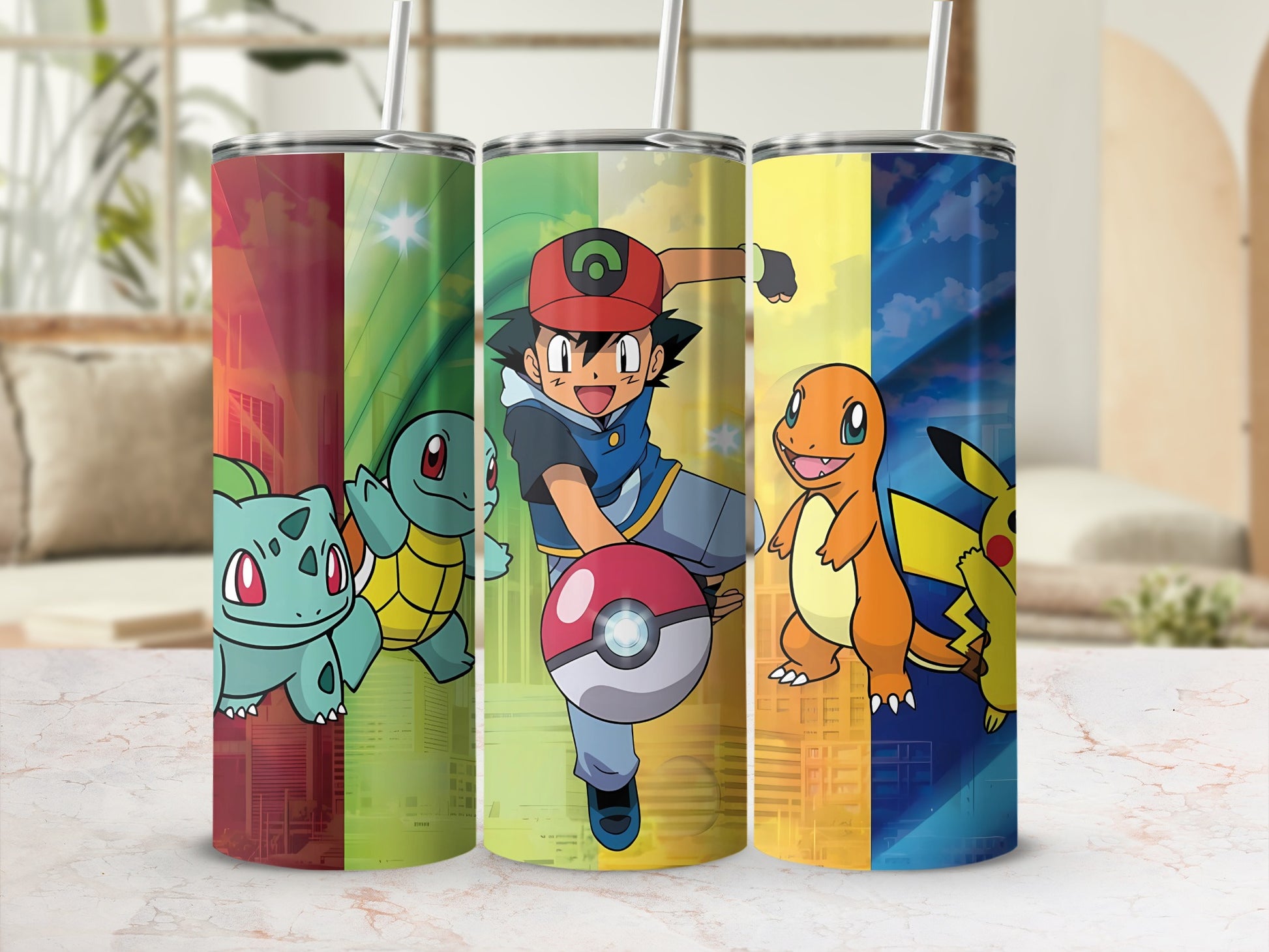 Pokemon Character Insulated Stainless Steel Tumbler