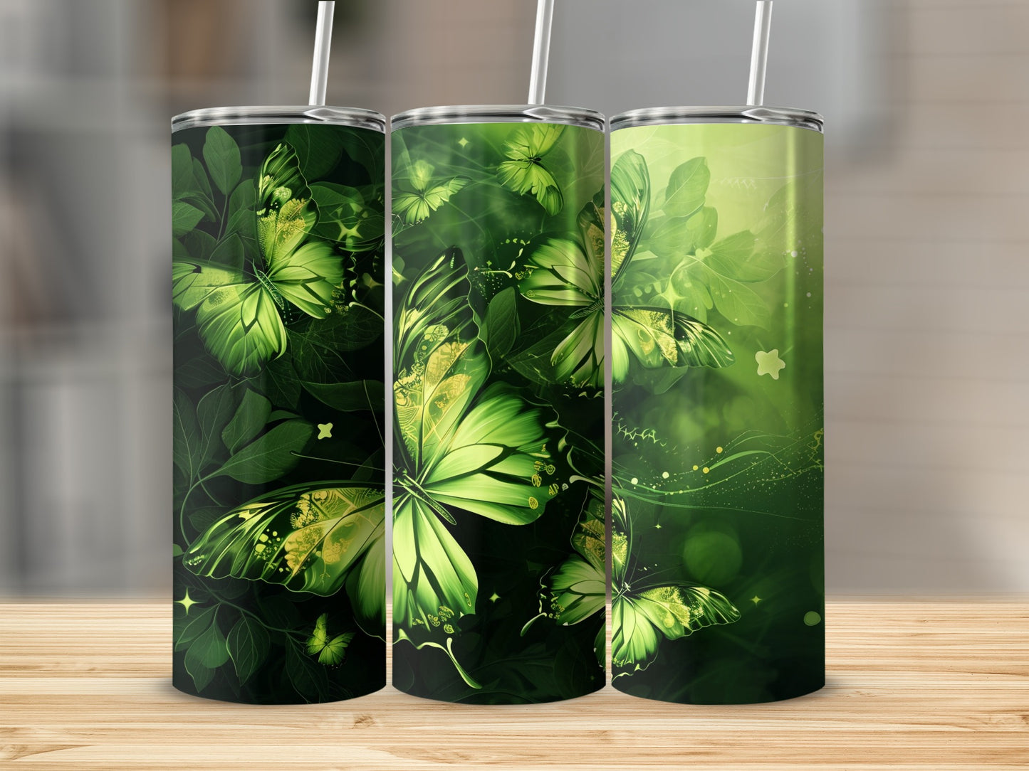 Glowing Emerald Green Butterflies Lush Foliage Tumbler product type
Green Tumbler, Butterfly Tumbler, Emerald Green, Nature Design, Foliage Pattern, Tumbler Wrap, Gift Idea, Drinkware, Hydration, Garden Theme, Magical Art, Glowing Butterflies, Leaf Pattern, Unique Tumbler, Vibrant Colors, Butterfly Lover, Insulated Tumbler, Travel Tumbler, Green Aesthetic, Botanical Print