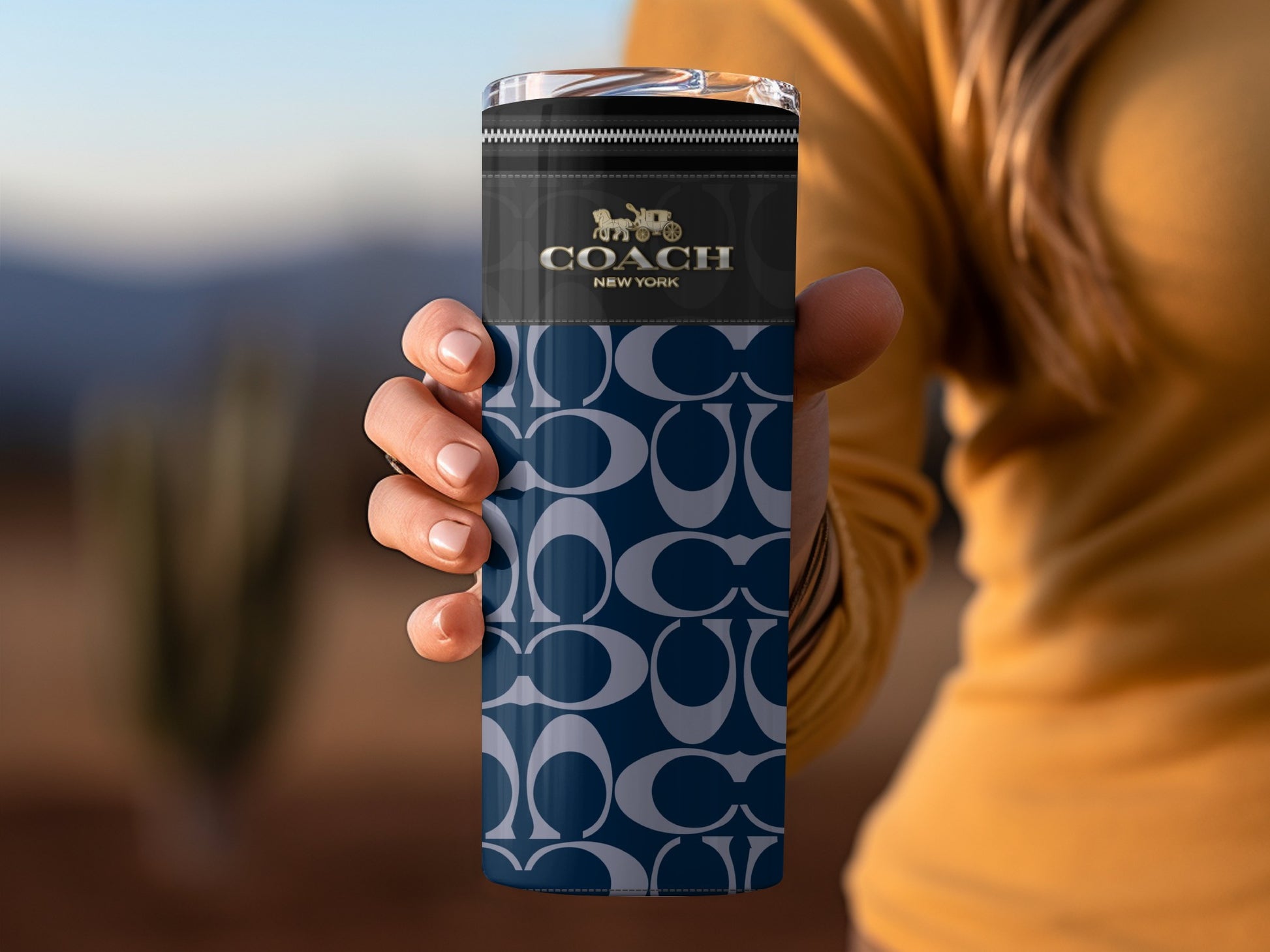 Stylish Coach New York Branded Insulated Tumbler