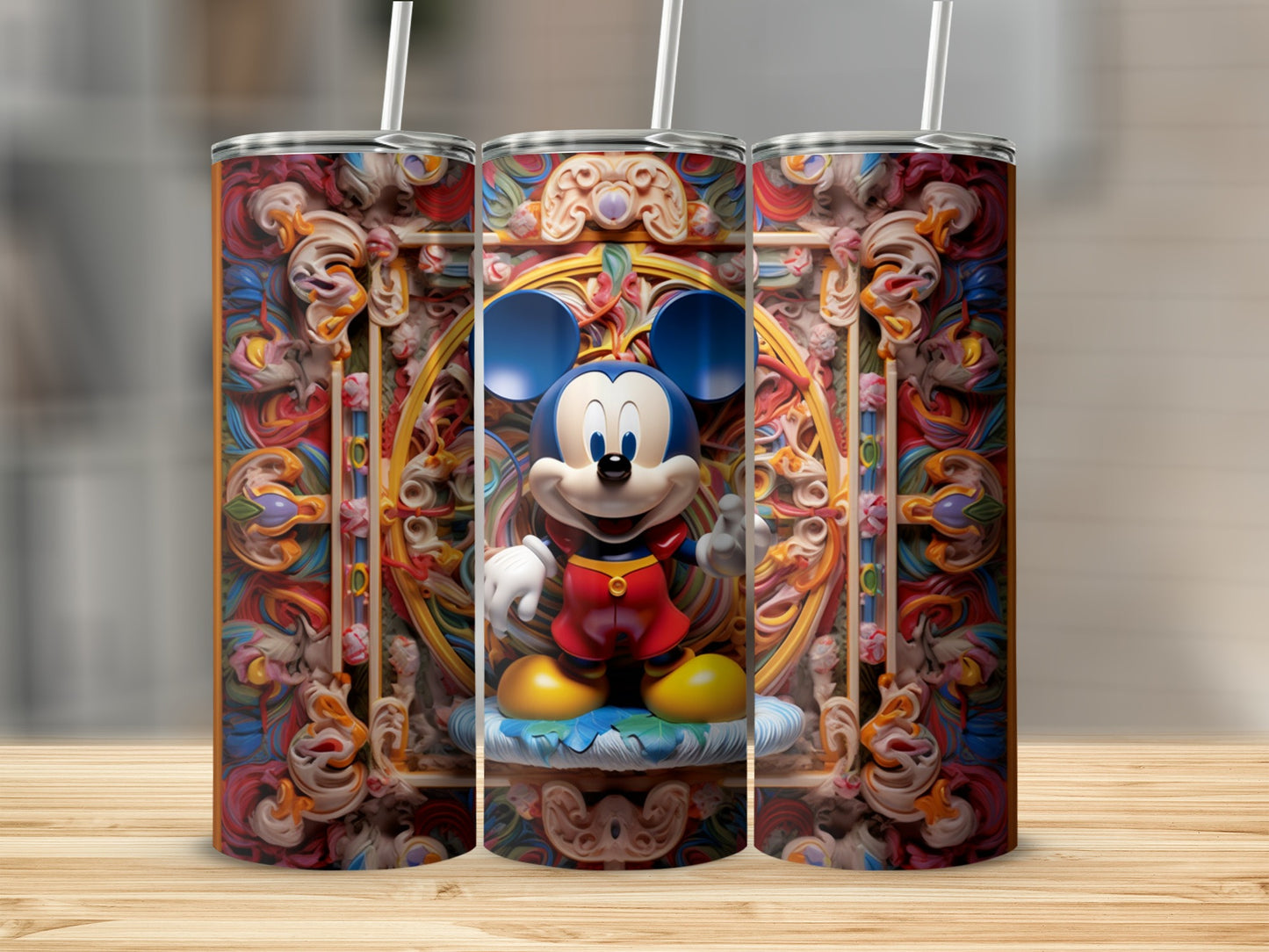 Colorful Disney Mickey Mouse Design Tumbler Product
