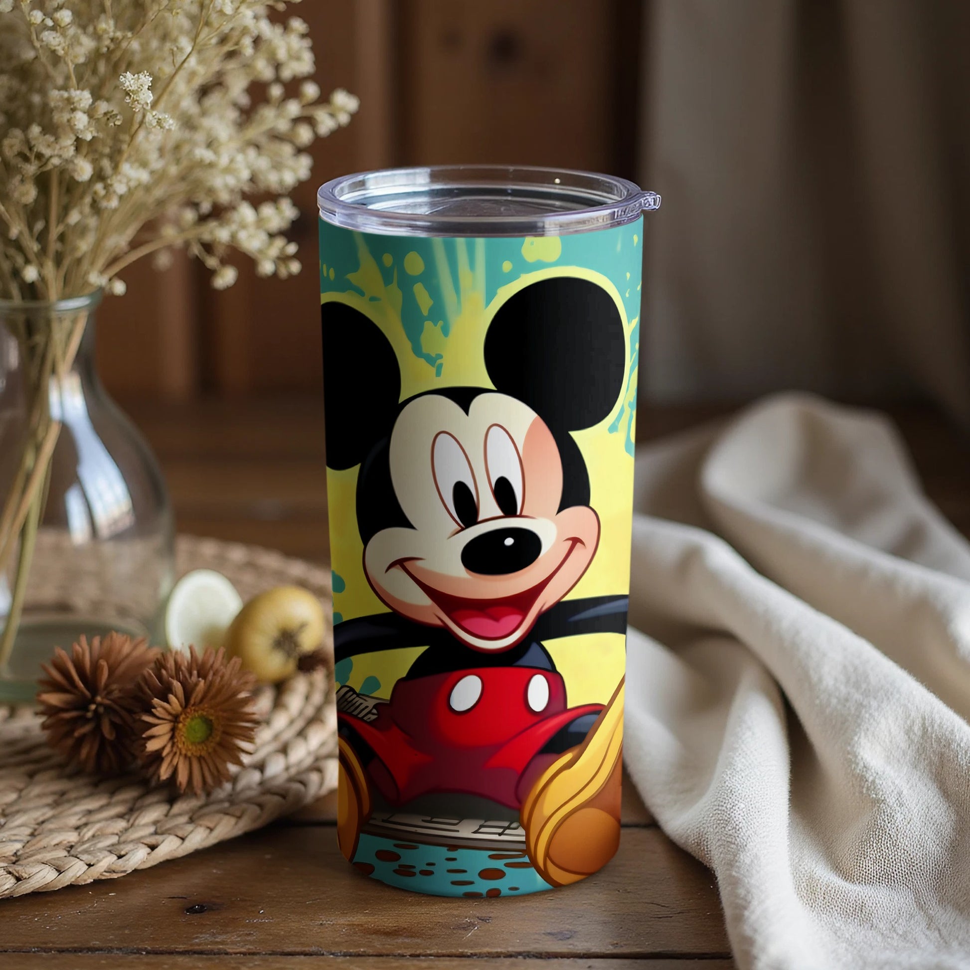 Adorable Mickey Mouse Insulated Tumbler Travel Cup