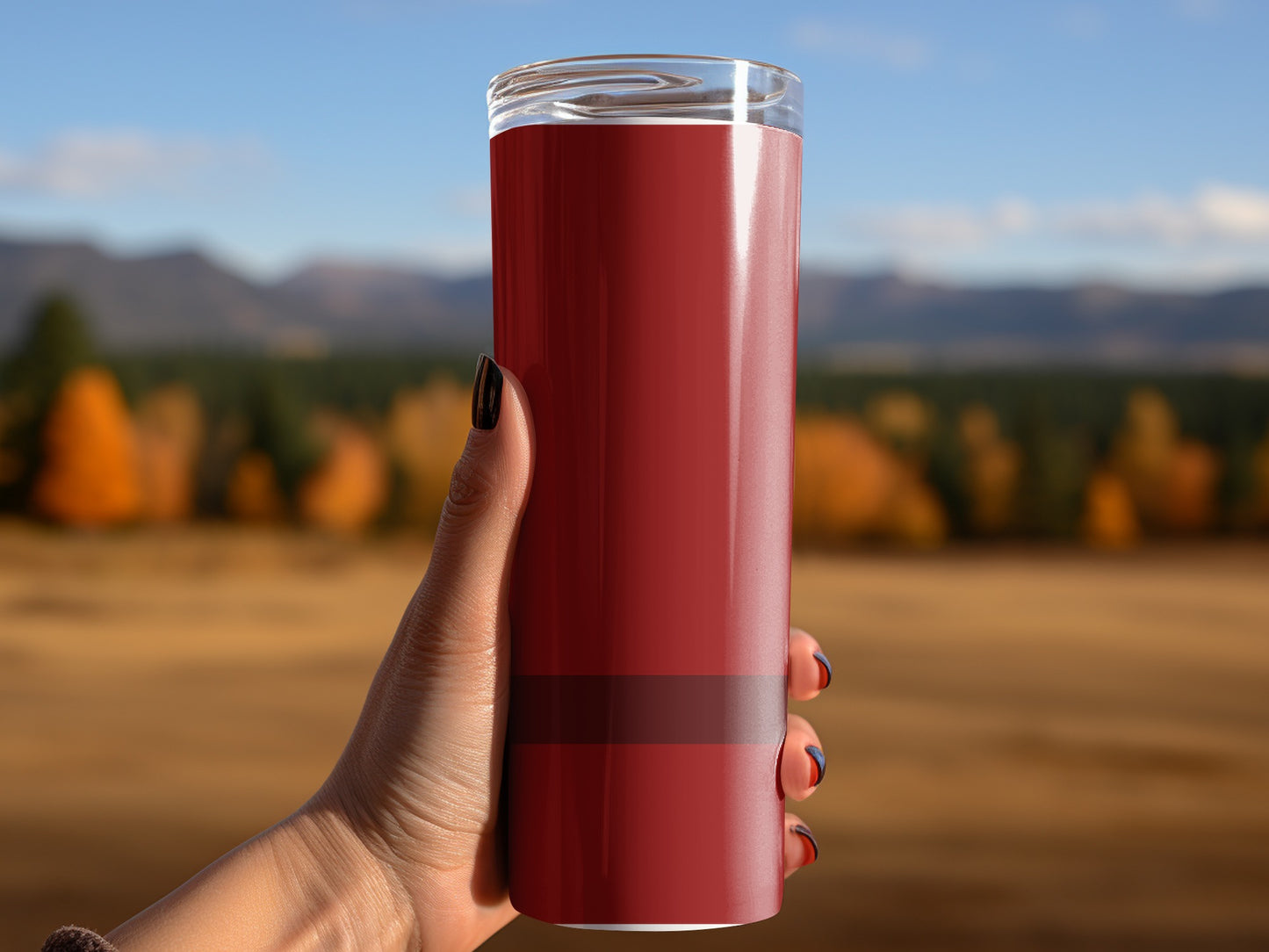 Daredevil Design in Crimson Red Style on Your Drink Tumblers