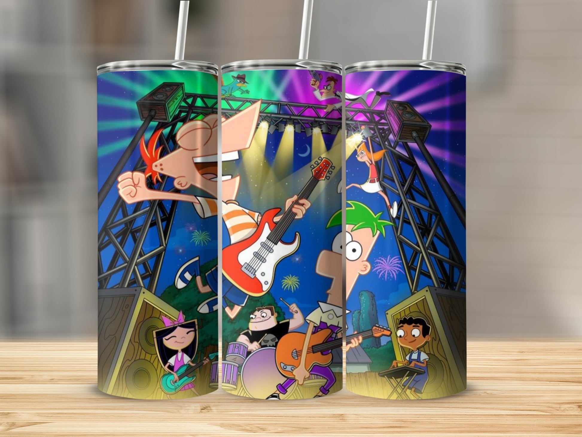 Animated Band Performance Themed Tumbler Product