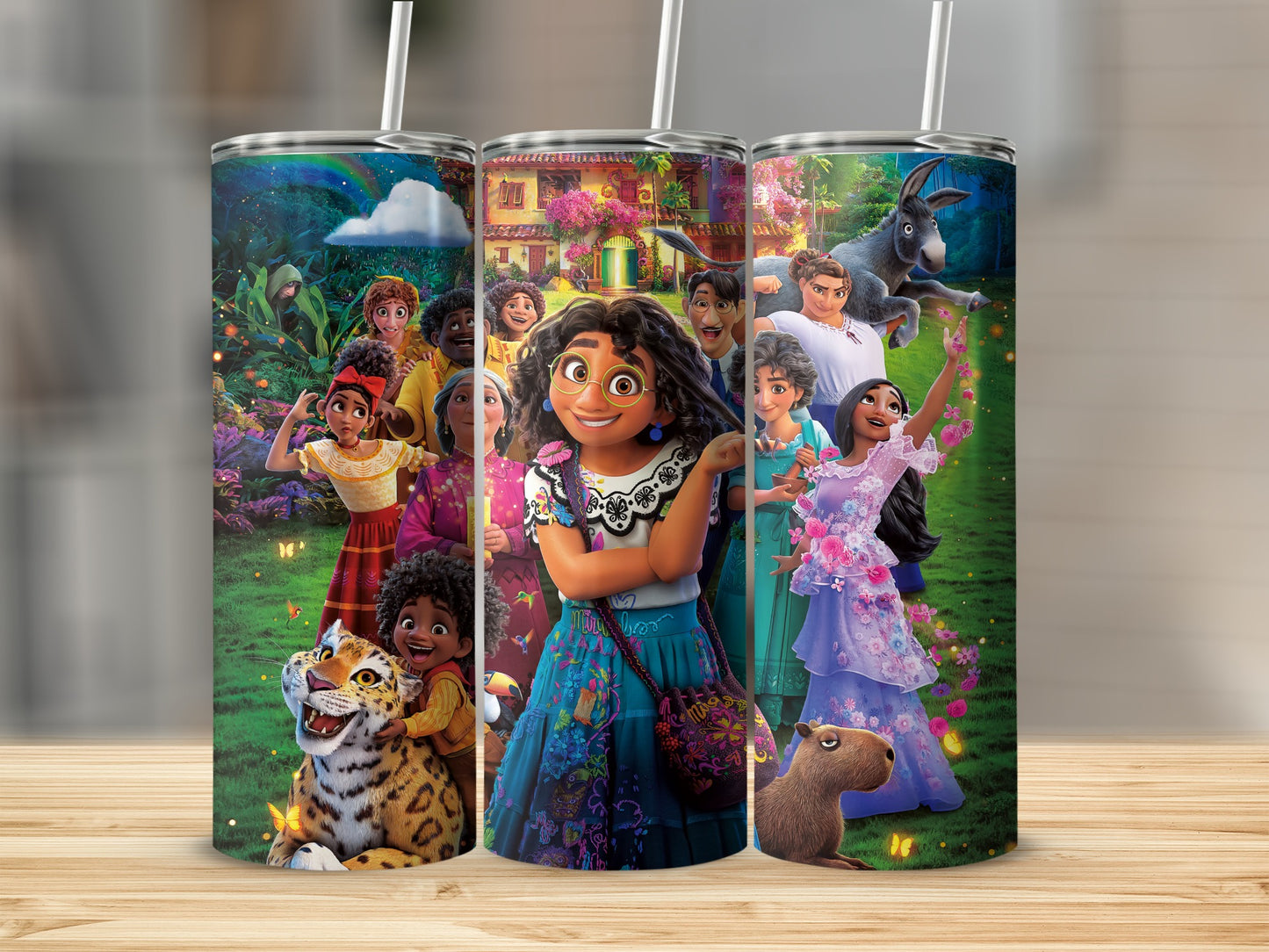 Colorful Family Celebration Design Tumbler  Product
