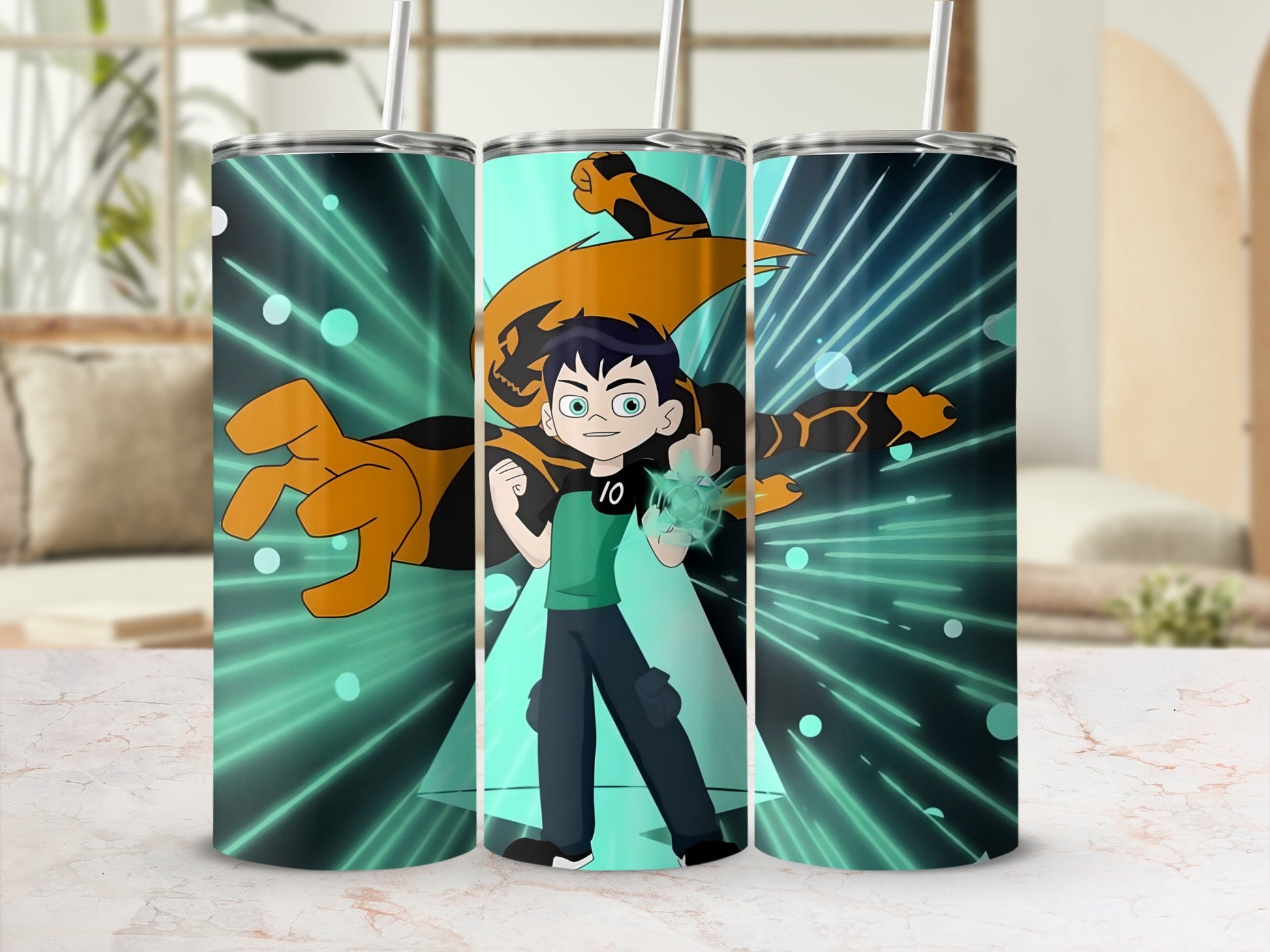Ben 10 Hero and Alien Design Tumbler for Fans