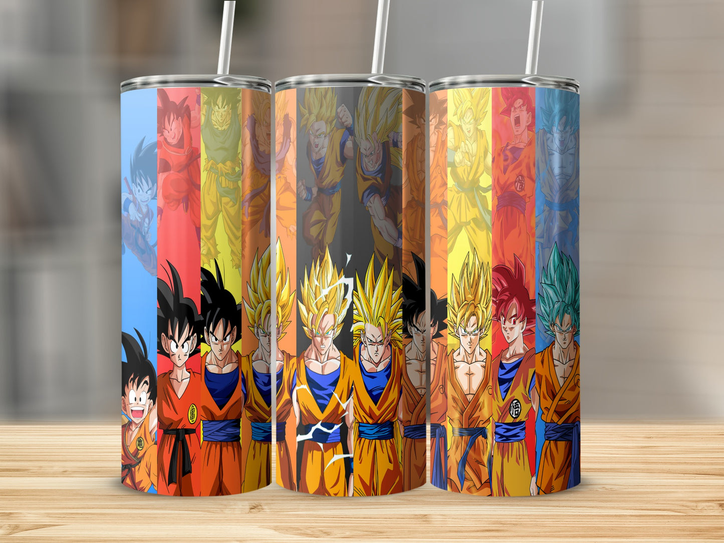 Dragon Ball Z Evolution Tumbler Cup with Straw Set