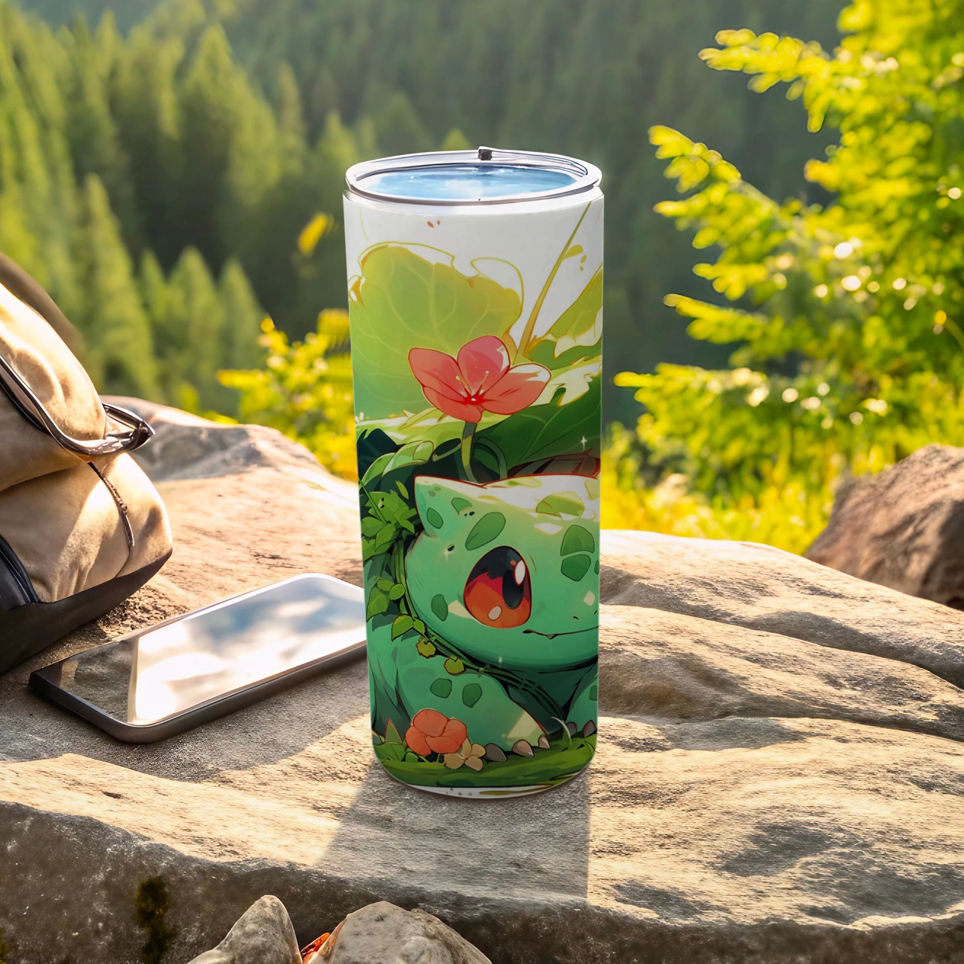 Bulbasaur Stainless Steel Tumbler for Outdoor Use