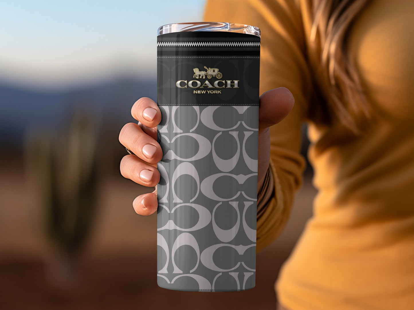 Stylish Coach New York Designer Travel Mug
