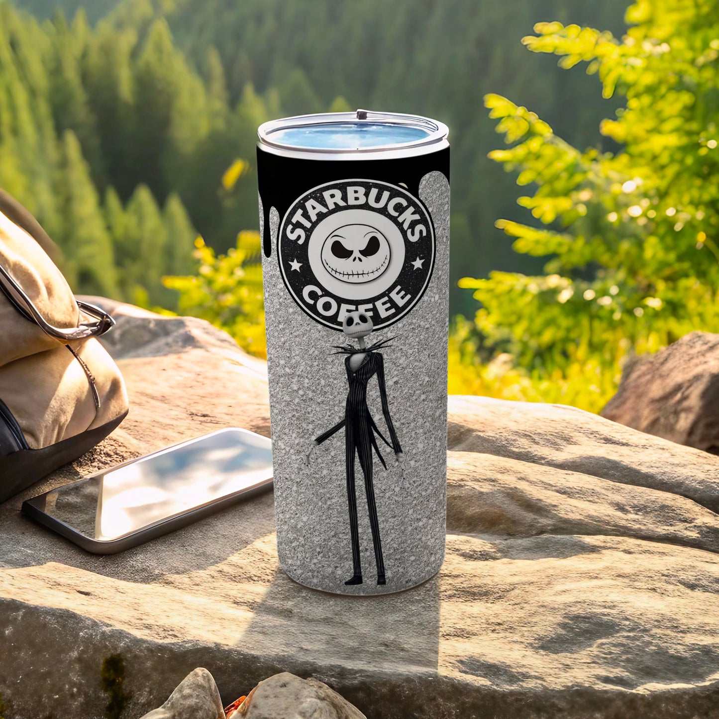 Jack Skellington Starbucks Coffee Tumbler Cup