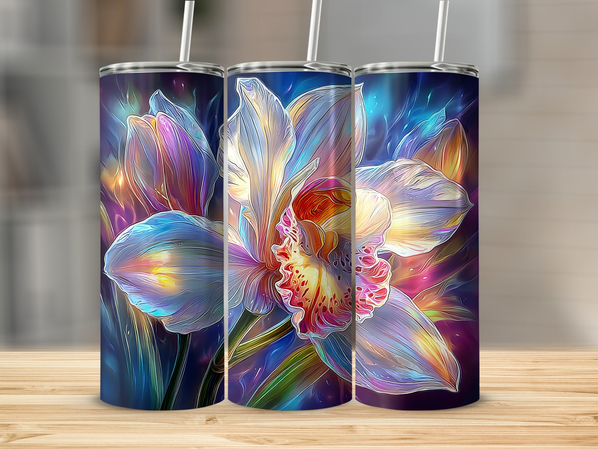 Vibrant Daffodil Art Stainless Steel Tumbler