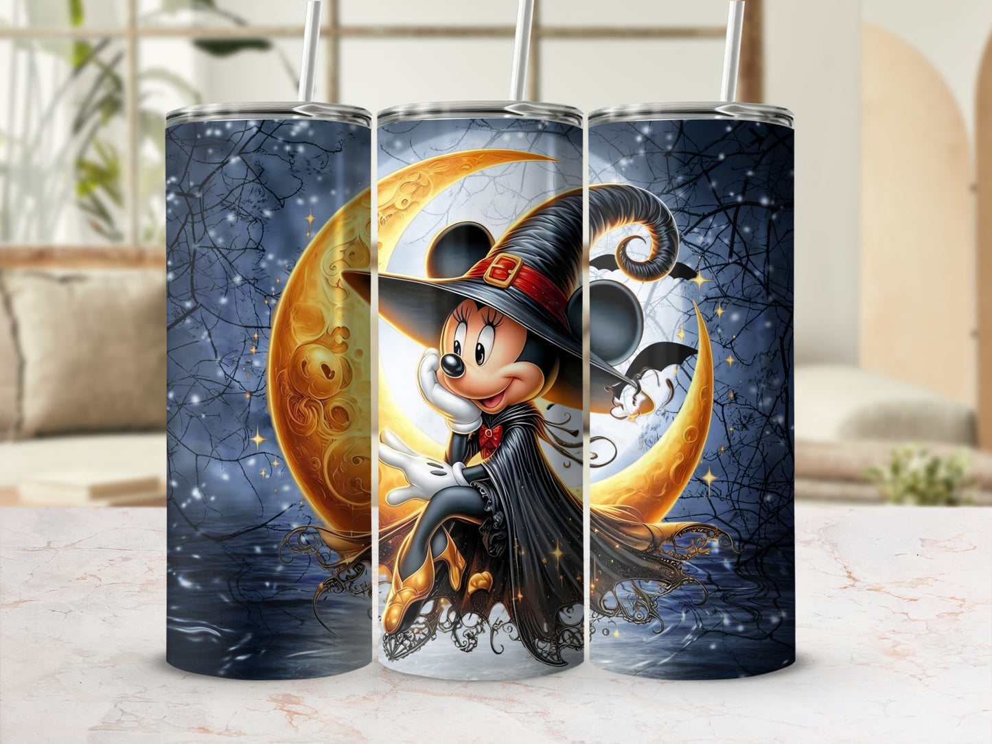 Halloween Witch Inspired Cartoon Character Tumbler