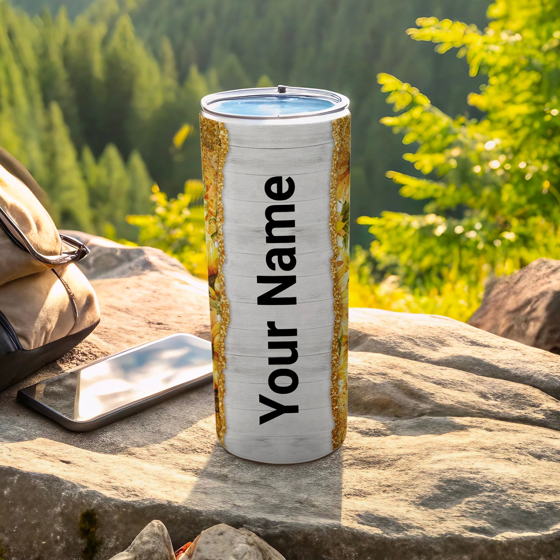 Customizable Outdoor Adventure Tumbler Cup