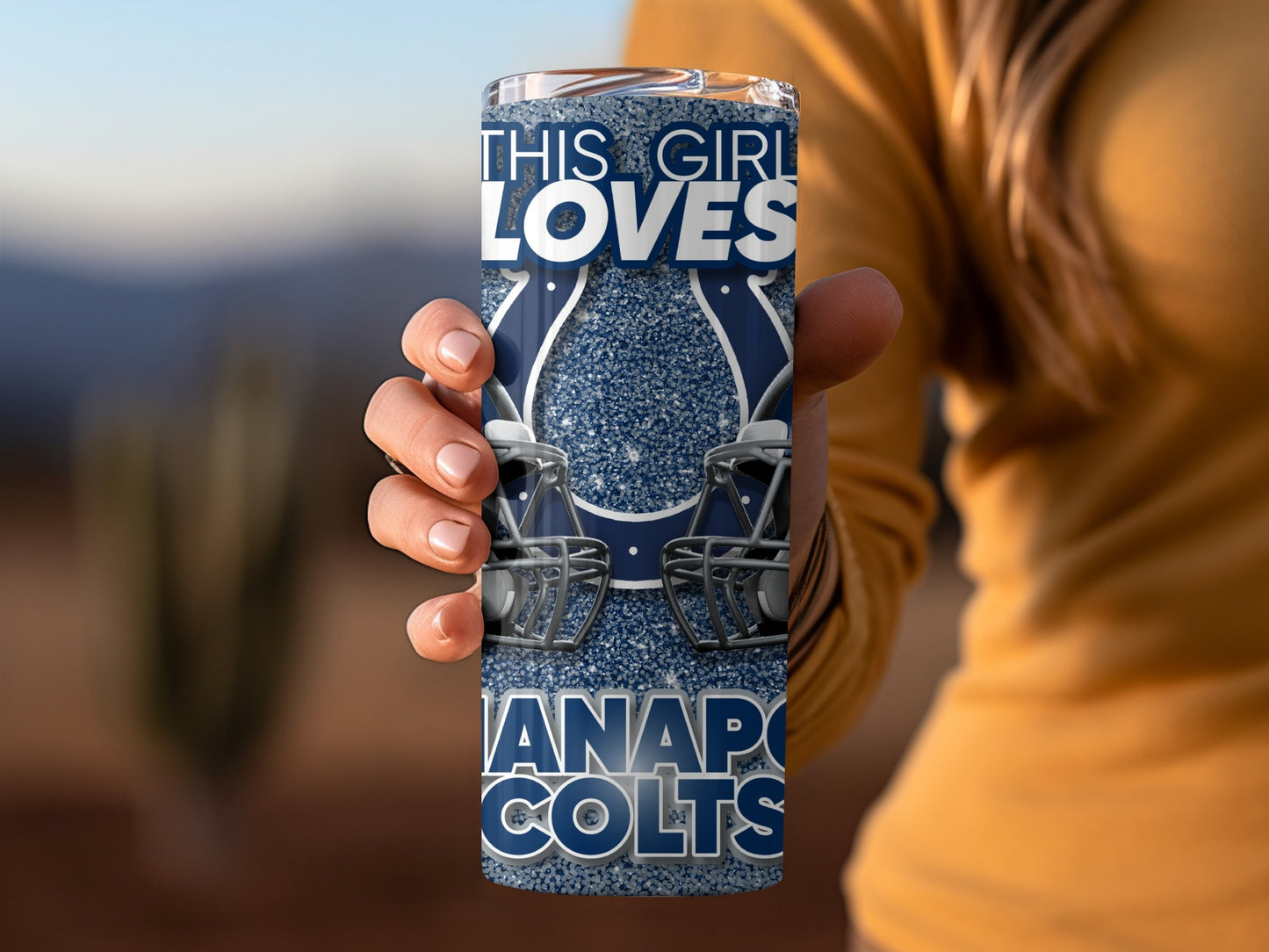 This Girl Loves Indianapolis Colts Football Team Tumblers
