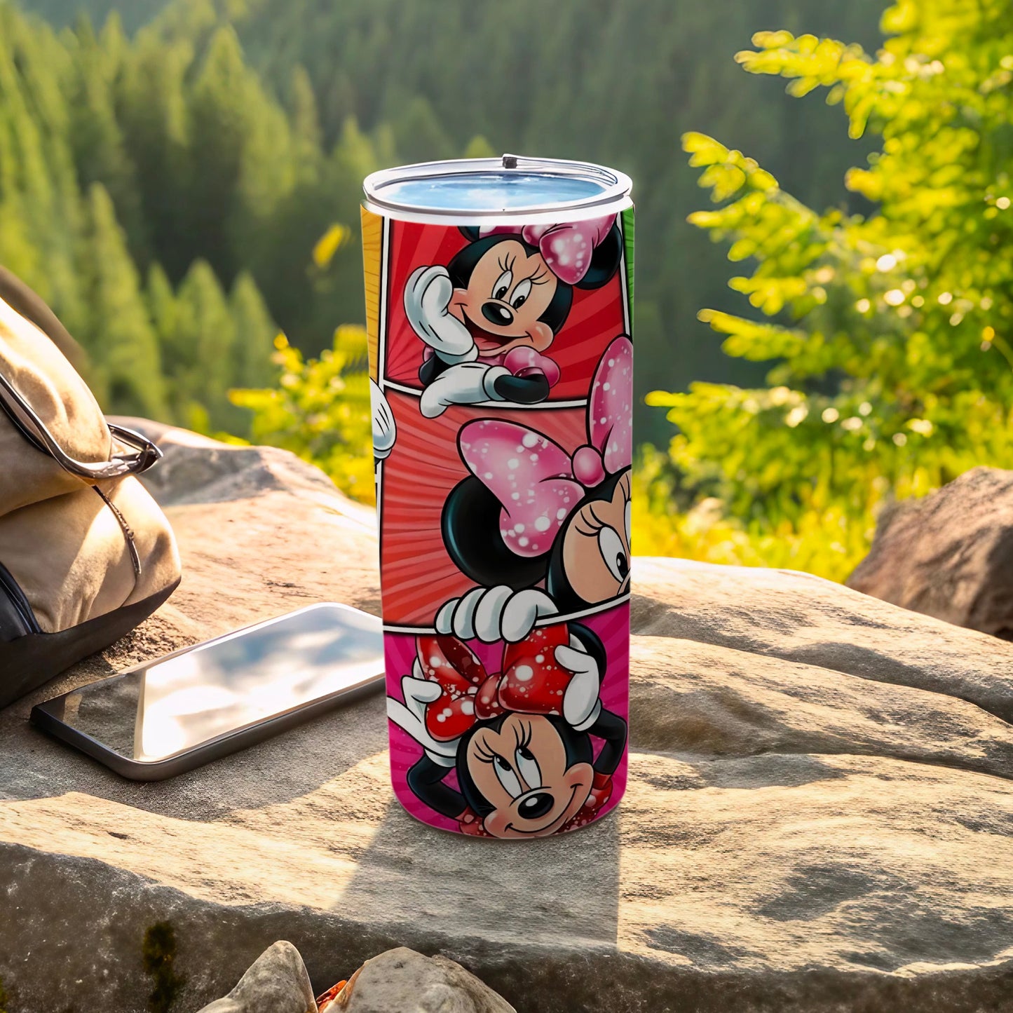 Minnie Mouse Tumbler Cartoon Design Insulated Drinkware