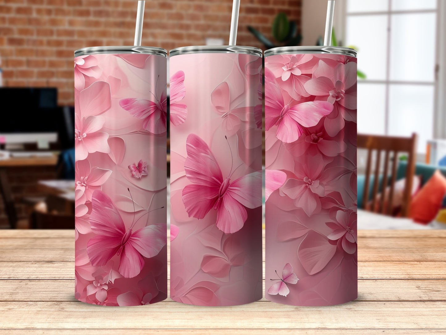 Pink Butterfly Floral Tumbler Delicate Design product type
Pink tumbler
Butterfly design
Floral pattern
Flower print
Drinkware item
Beverage holder
Travel tumbler
Insulated cup
Custom tumbler
Unique gift
Pink butterflies
Abstract flowers
Nature inspired
Elegant design
Feminine style
Drink container
Everyday use
Cute tumbler
Spring theme
Summer vibe