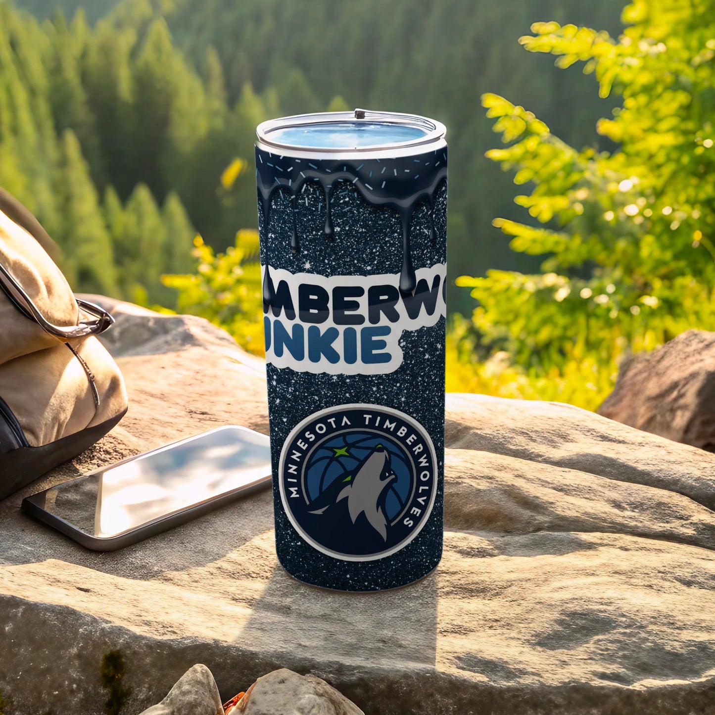 Minnesota Timberwolves Timberwunkie sports tumbler