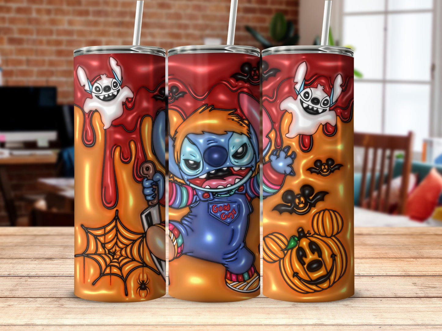 Cool Custom Cartoon Character Halloween Party Tumblers