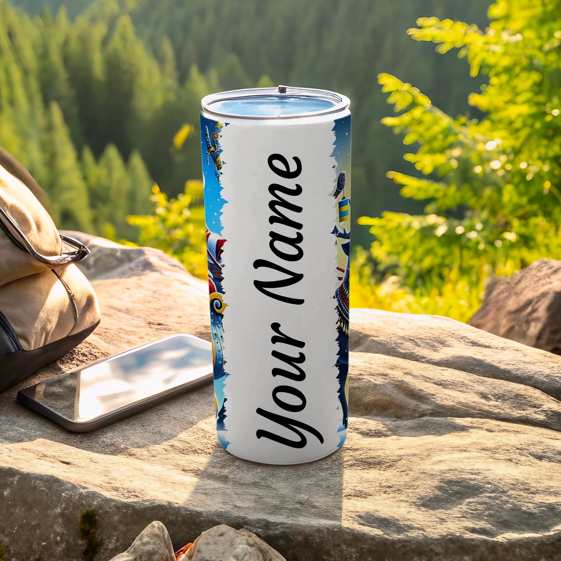 Personalized Tumbler Laser Engraved Travel Mug for Drink