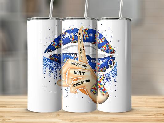 Eye and Hand Design Stainless Steel Tumbler