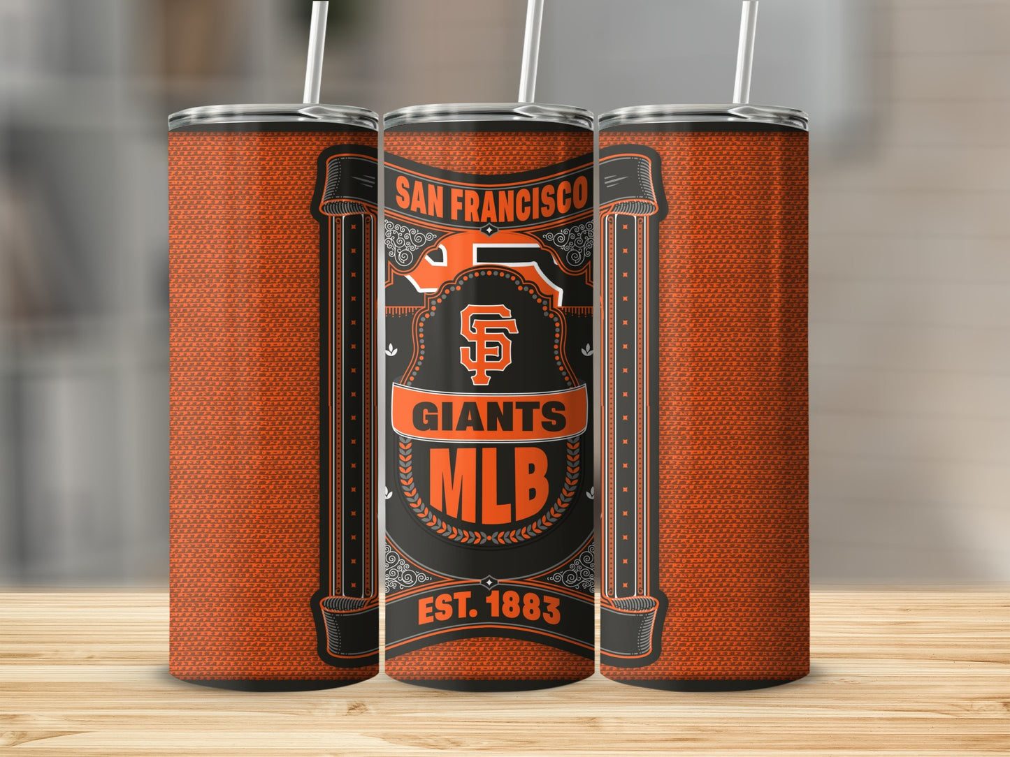 San Francisco Giants MLB Established 1883 Design Tumbler
