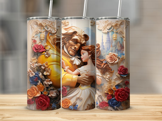 Enchanting Beauty and Beast Tumbler Drinkware Collection