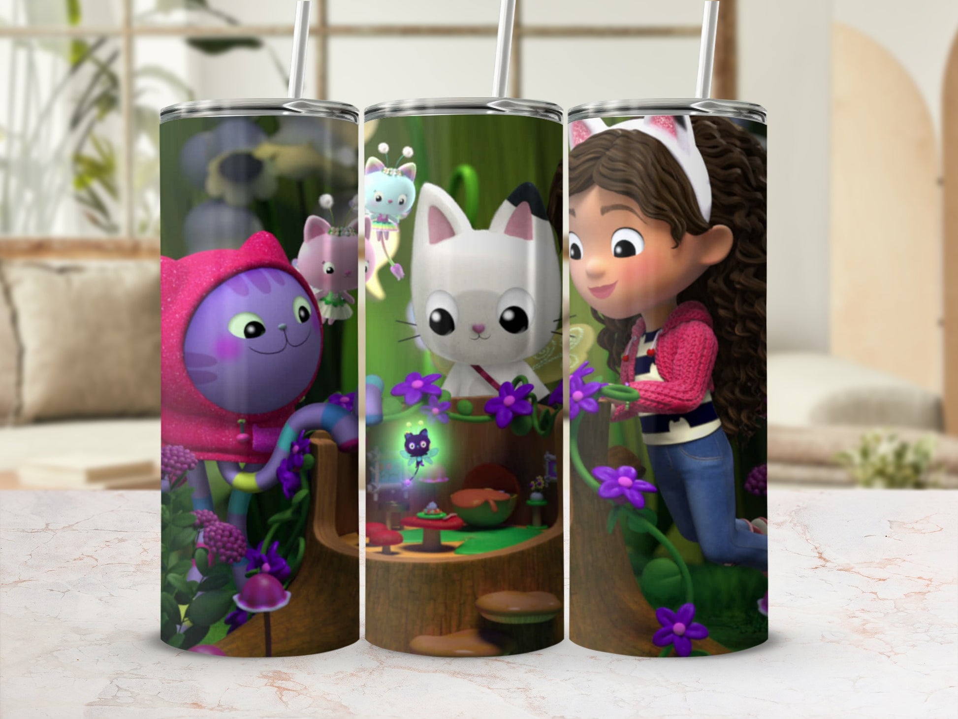 Cute Cartoon Characters Insulated Tumbler Cup
