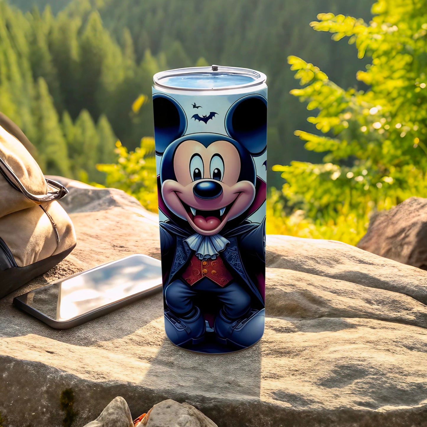 Mickey Mouse Vampire Design Insulated Tumbler Cup