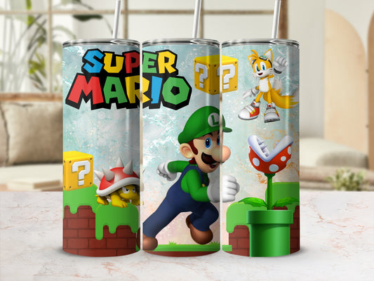 Super Mario Characters Creative Tumbler Design