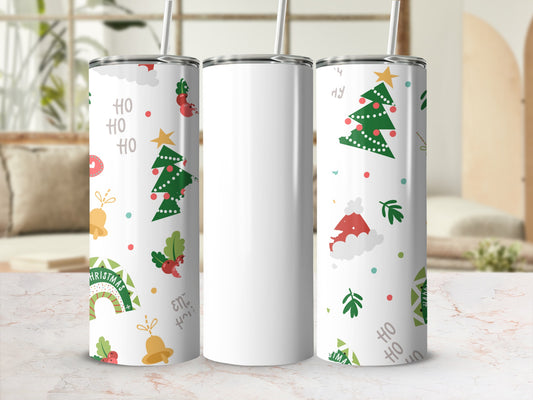 Festive Christmas Design Tumbler for Holiday Cheer