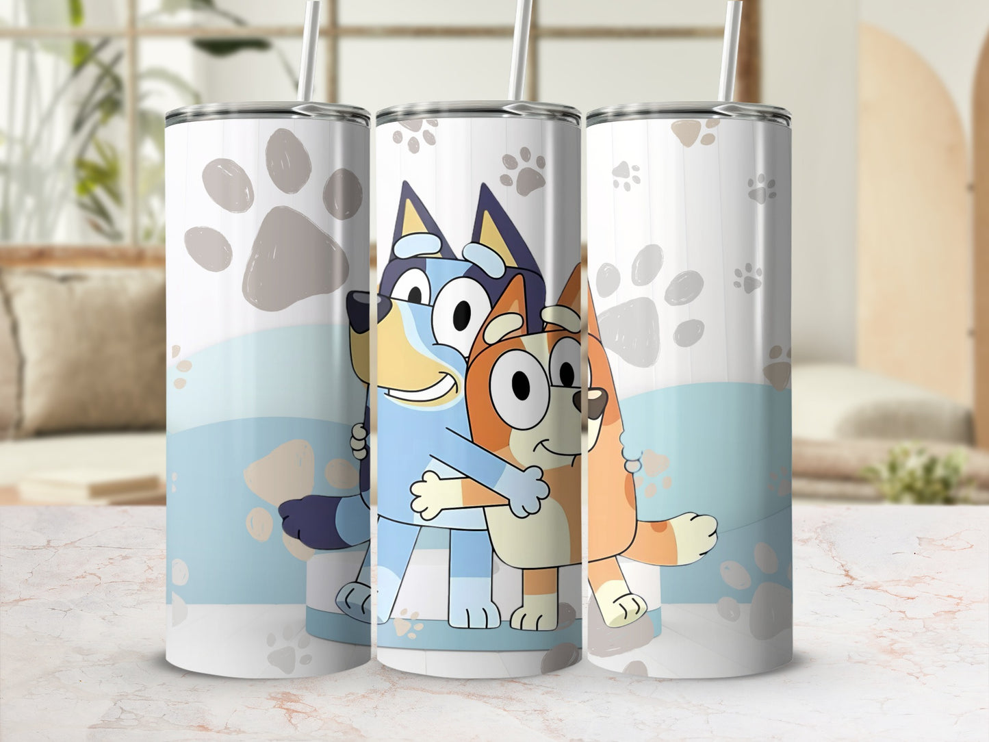 Cute Cartoon Character Family Custom Tumbler Cup