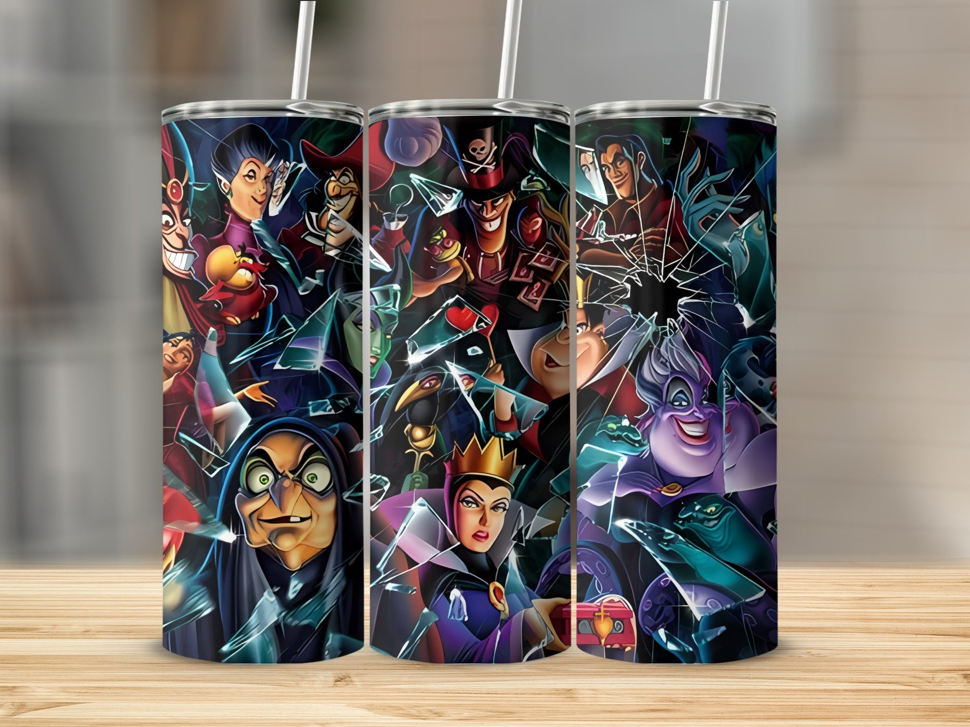 Villains Themed Tumbler Cup for All Your Drinks