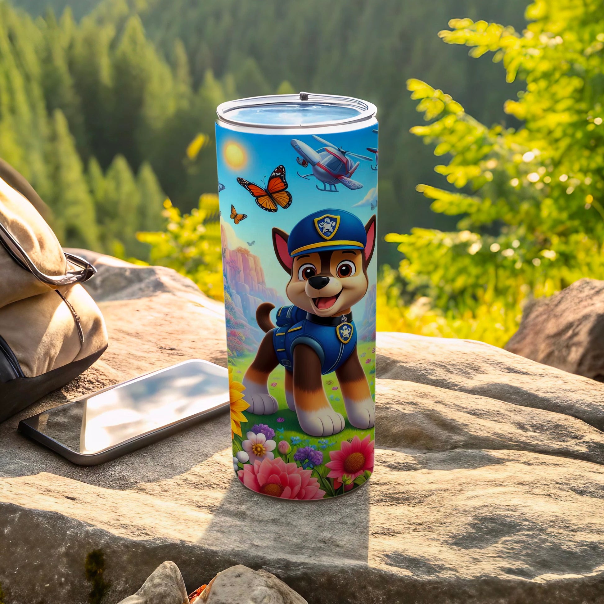 Colorful Adventure Paw Patrol Themed Travel Mug