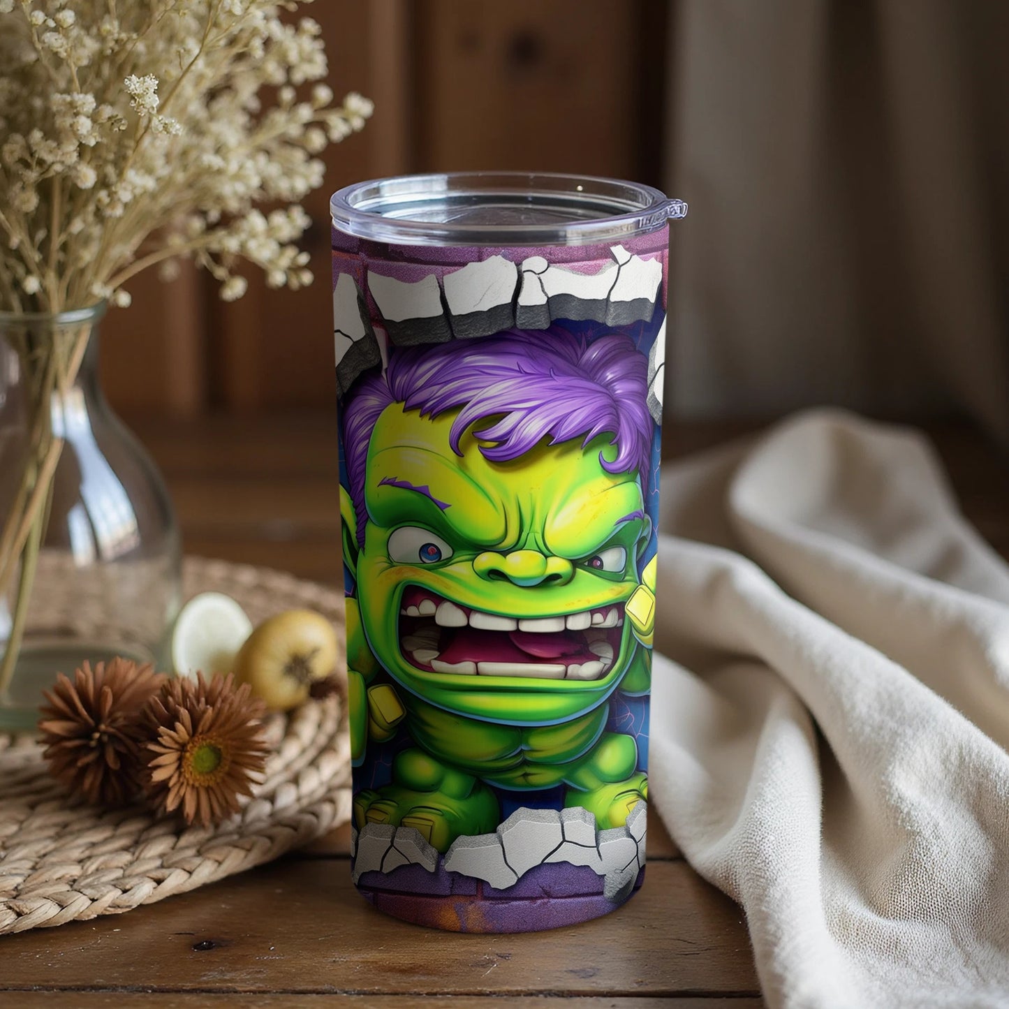 Hulk Smash Insulated Tumbler for Beverage Lovers