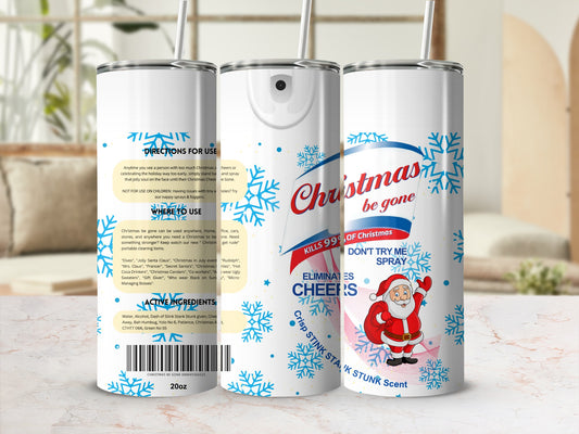 Christmas Be Gone Portable Spray for Festive Odor Removal