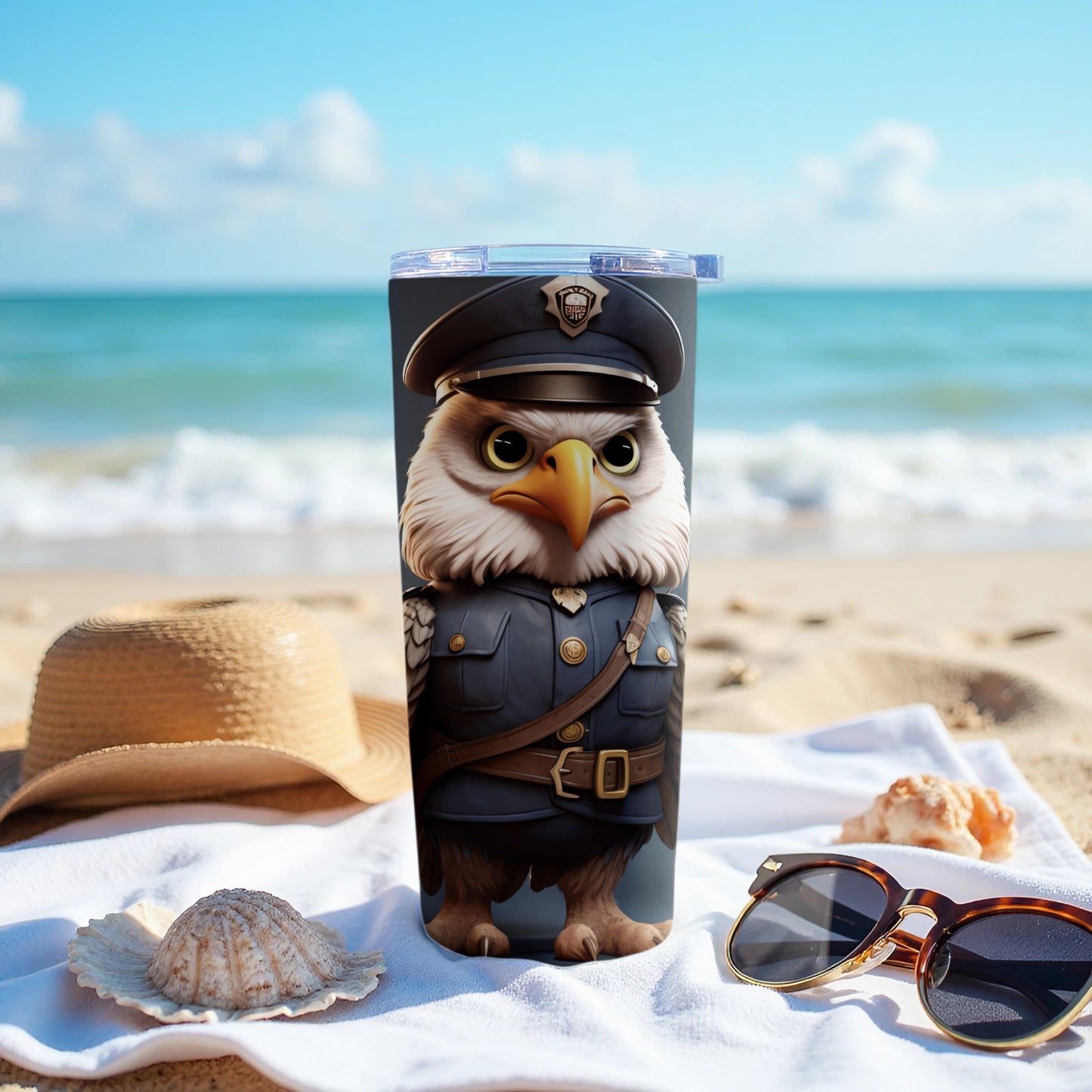 Bald Eagle Police Uniform Beach Scene Tumbler product type

Bald Eagle
Eagle
Police Officer
Uniform Animal
Tumbler
Travel Mug
Beach Theme
Ocean Scene
Sand Design
Summer Drinkware
Insulated Cup
Cartoon Eagle
Cute Bird
Patriotic Design
Unique Tumbler
Drink Container
Seaside Accessory
Vacation Vibes
Marine Life
Adventure Mug