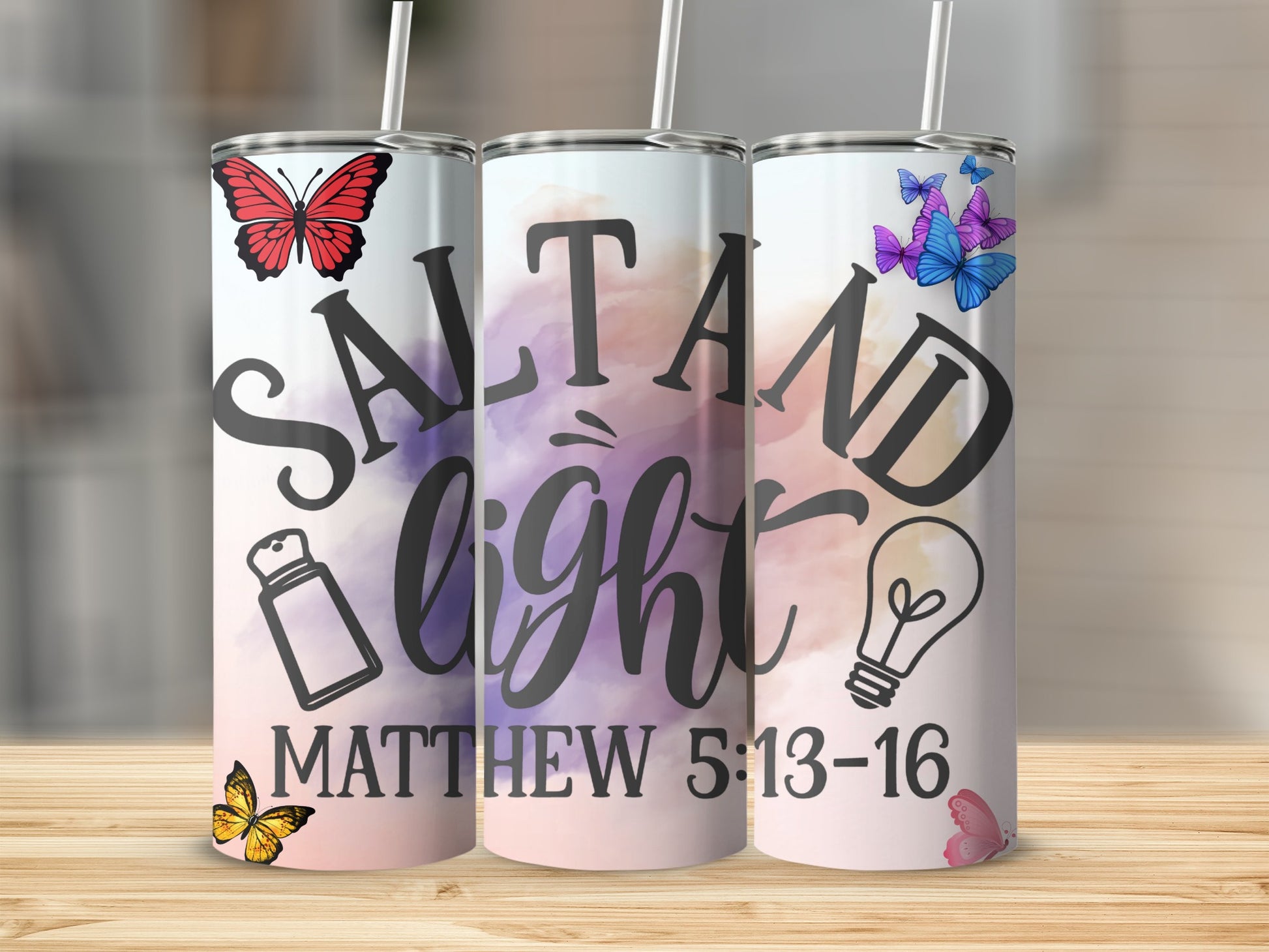 Salt and Light Matthew 5:13-16 Colorful Tumblers