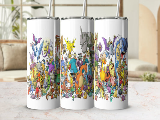 Colorful Fantasy World Collection Tumbler Set