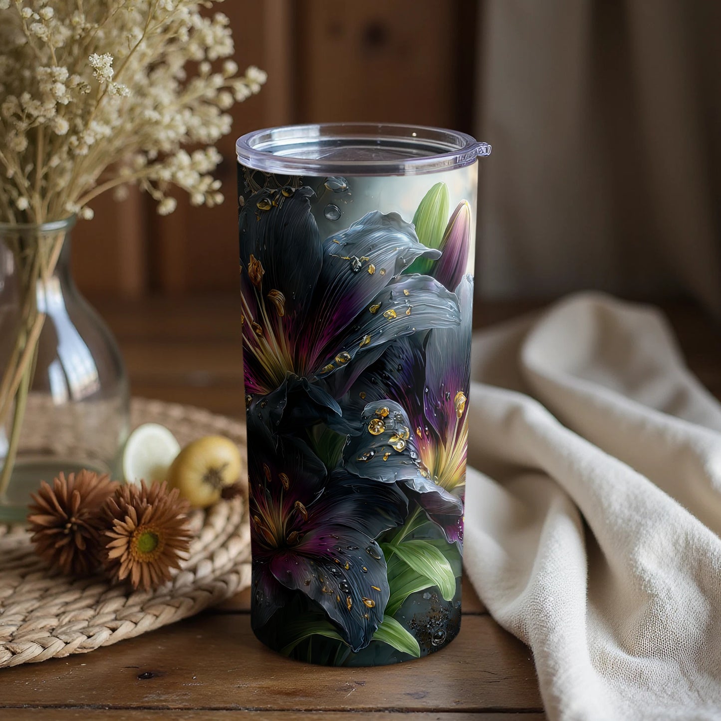 Beautifully Designed Floral Insulated Tumbler