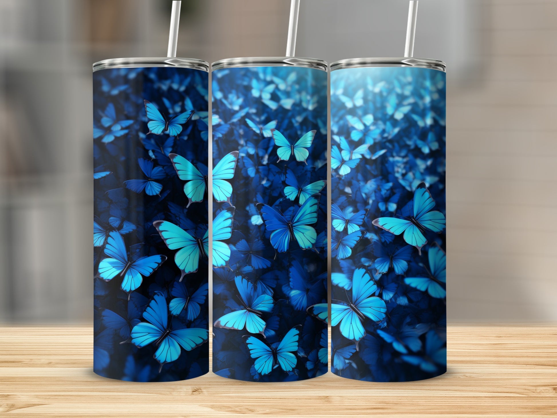 Radiant Blue Butterflies Nature Scene Art product type
Blue Butterfly
Butterfly Pattern
Nature Design
Insect Graphic
Cyan Butterflies
Aqua Butterflies
Indigo Design
Dreamy Butterflies
Vibrant Butterfly
Artistic Print
Wildlife Art
Garden Theme
Custom Design
Unique Artwork
Aesthetic Print
Spring Theme
Summer Style
Tumbler Graphic
Beverage Decor
Blue Hues