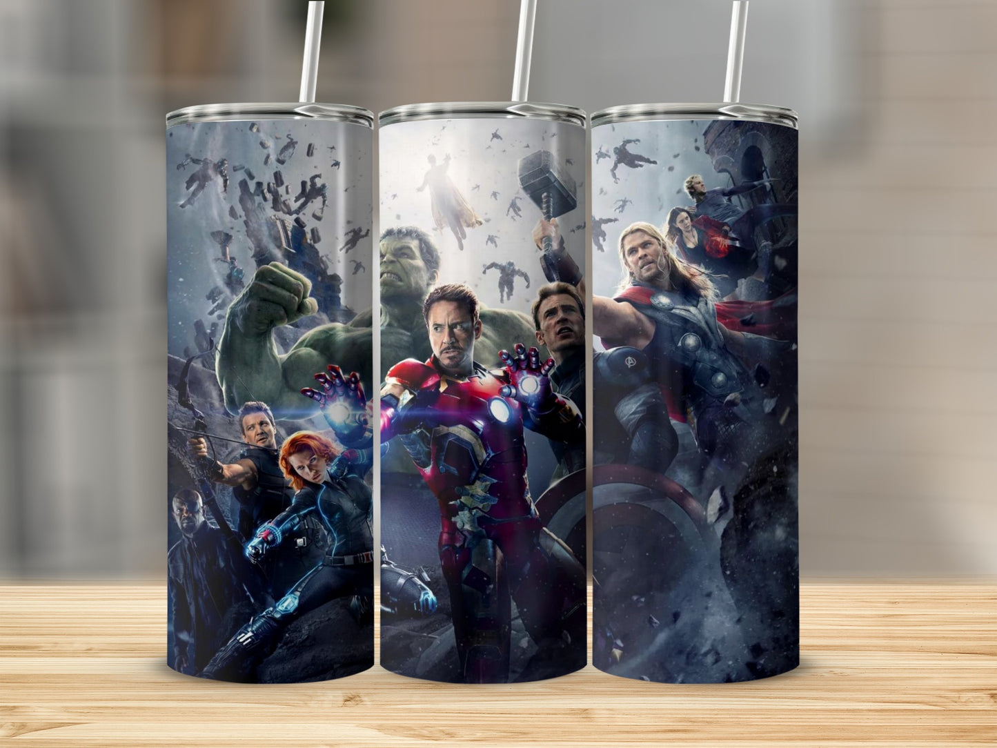 Marvel Superhero Stainless Steel Tumbler Cup
