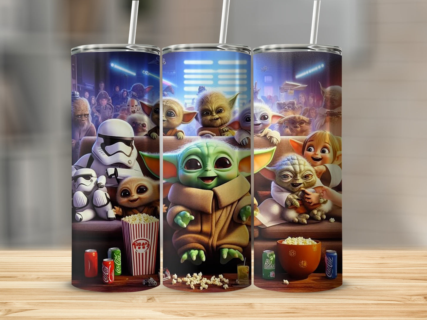 Cute Alien Movie Marathon Scene Themed Tumbler Product