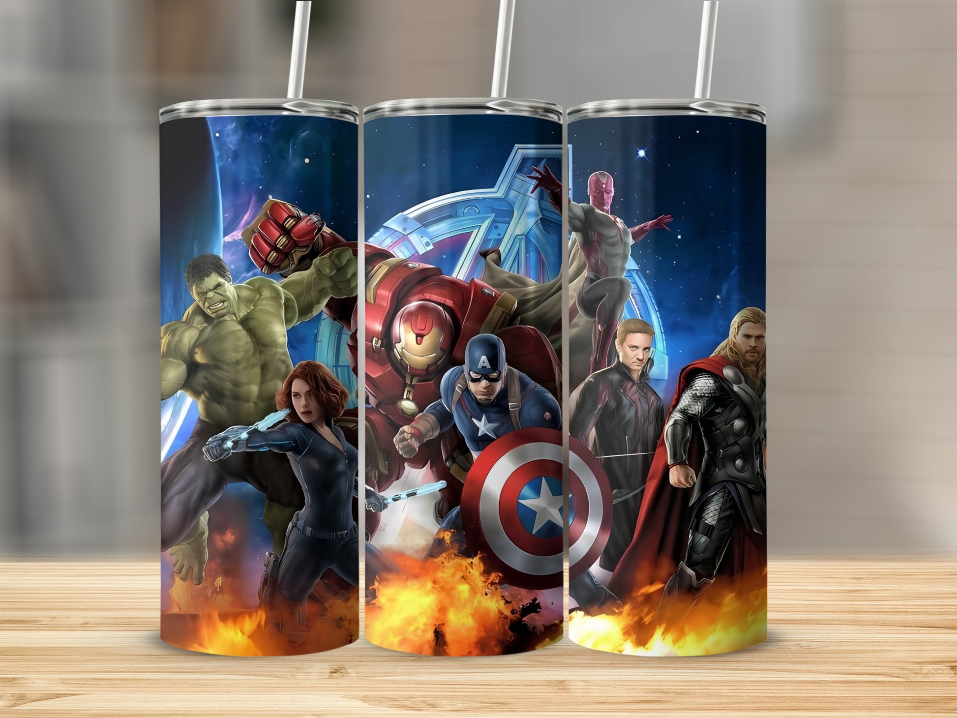 Marvel Avengers Character Stainless Steel Tumbler