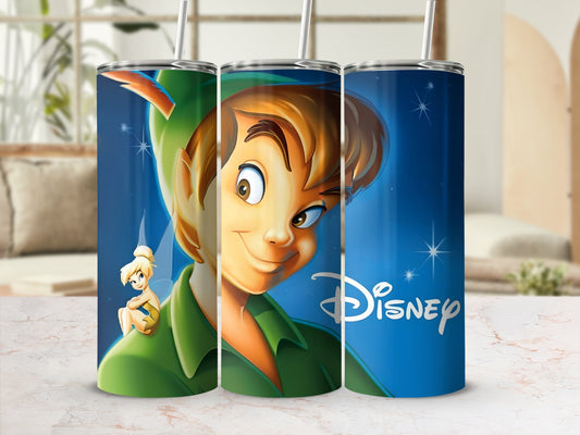 Disney Peter Pan and Tinker Bell Stainless Steel Tumbler