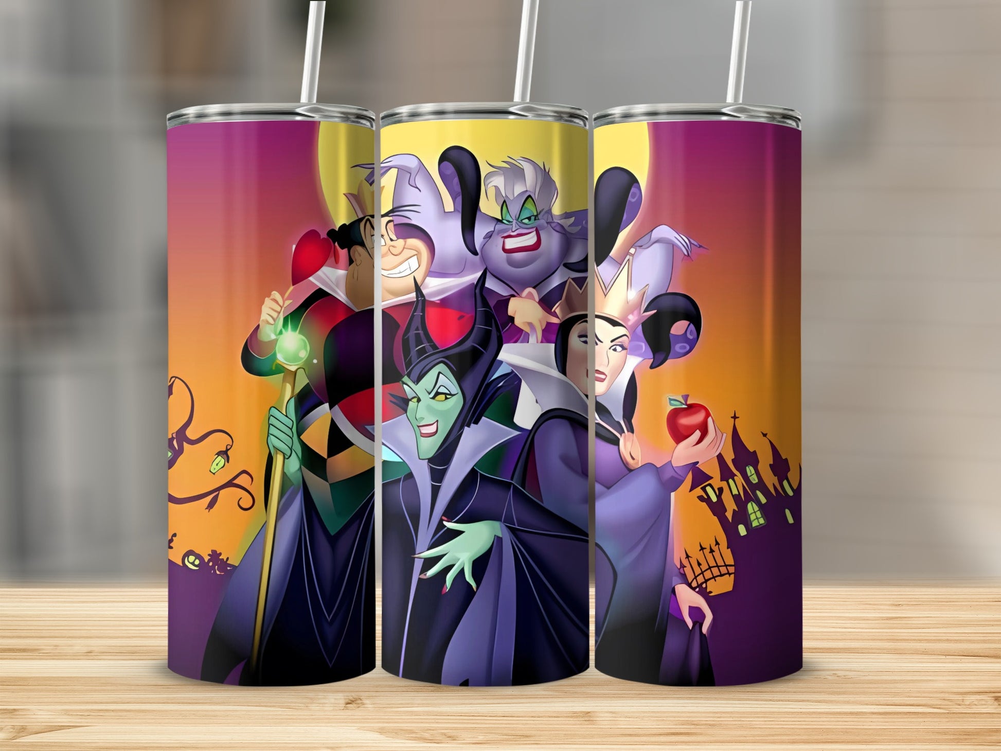 Villains Theme Stainless Steel Tumbler for Halloween