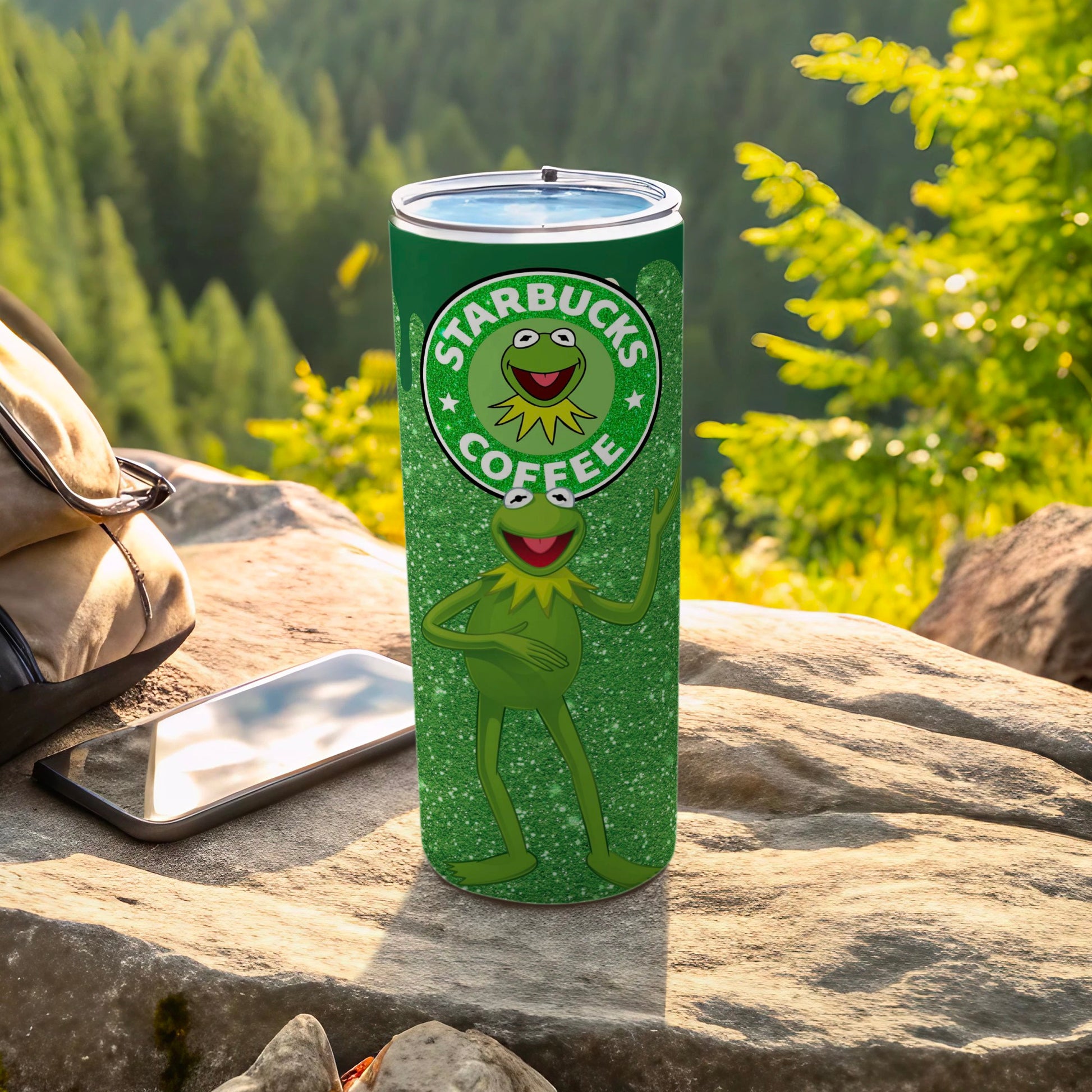 Starbucks Coffee Green Kermit the Frog Tumbler Product