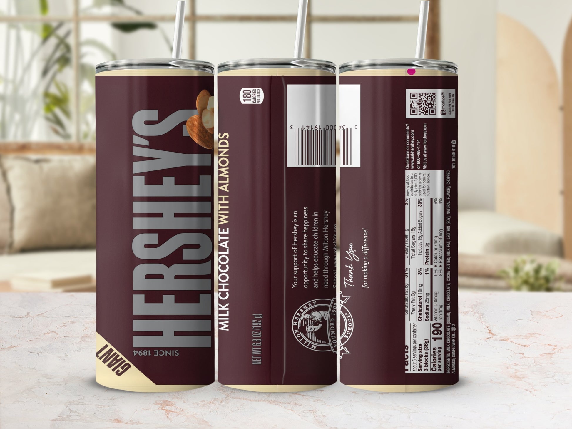 HERSHEY'S GIANT MILK CHOCOLATE WITH ALMONDS product type