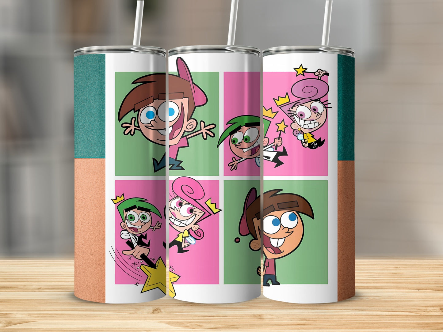 Colorful Cartoon Character Design Tumbler Product