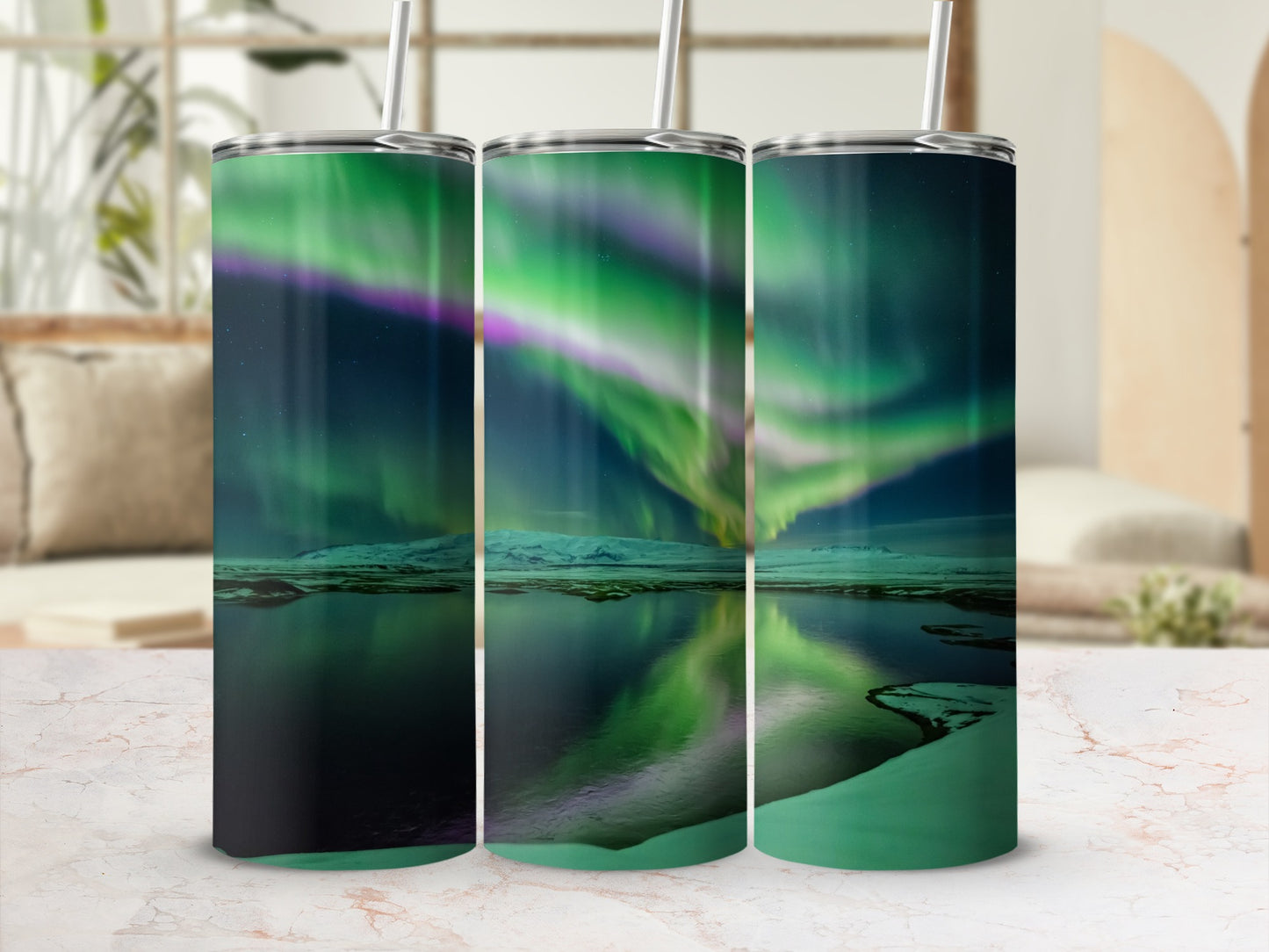 Mesmerizing Northern Lights Scenic Tumbler Product