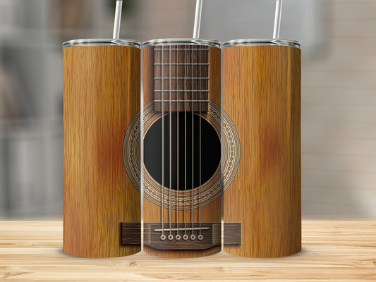 Acoustic Guitar Design Music Instrument Tumbler product type