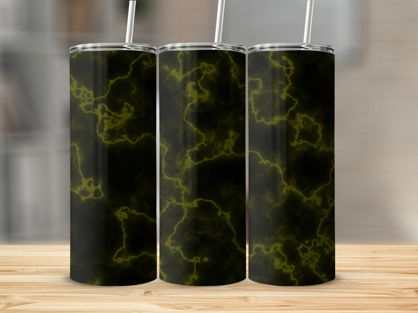 Mysterious Dark Cracks Pattern Aesthetic Tumblers